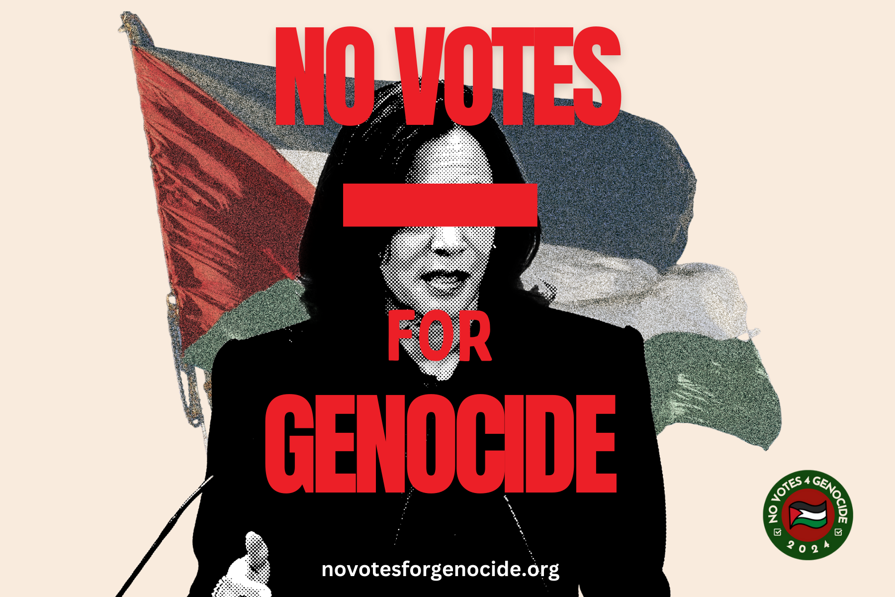 No Votes for Genocide logo